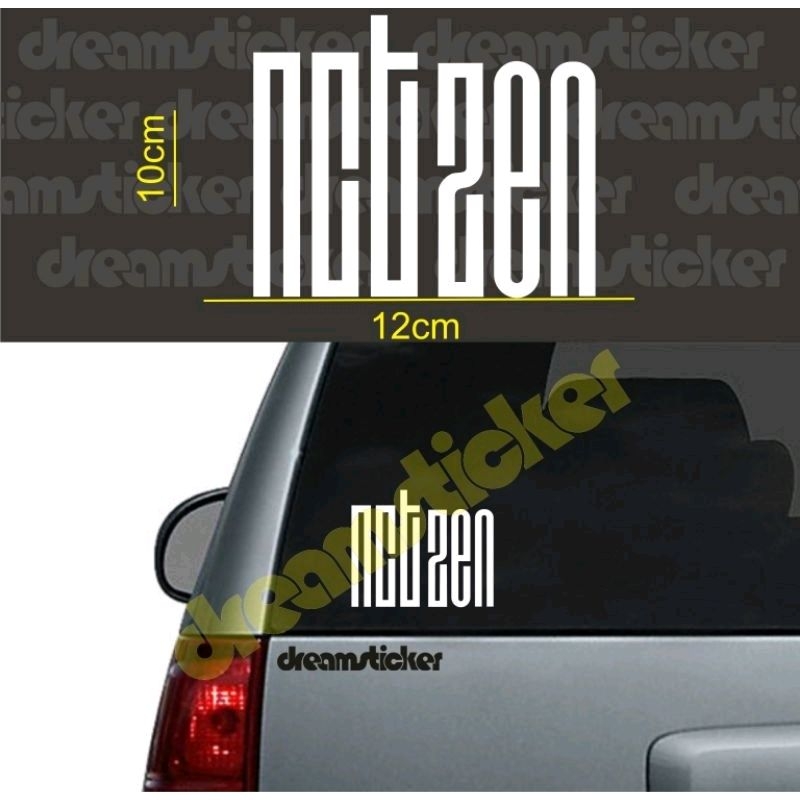 Cutting Sticker NCT Zen Logo KPop Stiker