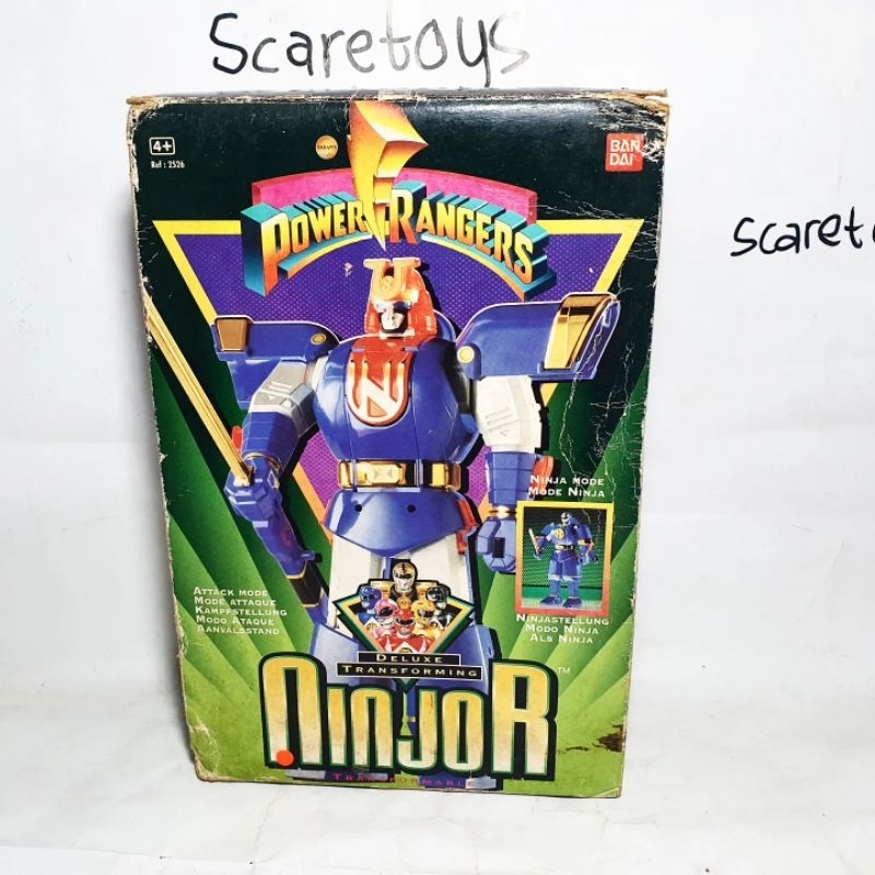 Dx mighty morphin Power Rangers ninjor ninja ninjor kakuranger megazord