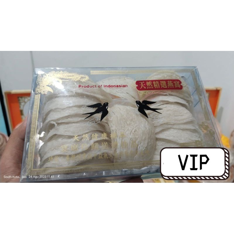 sarang burung walet asli 100% (mangkok/VIP)