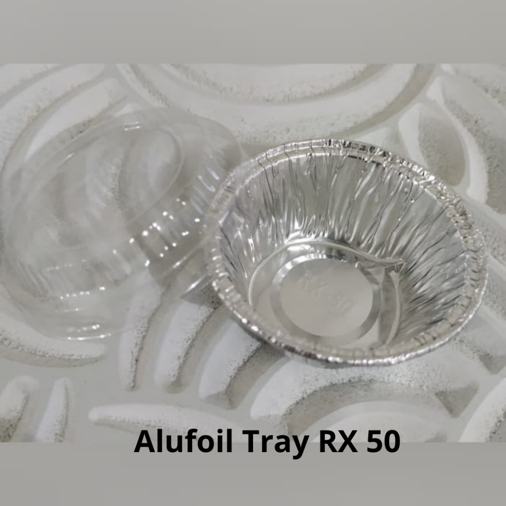 Alumunium Foil RX 50 / Aluminium Foil Cup RX - 50 + Lid