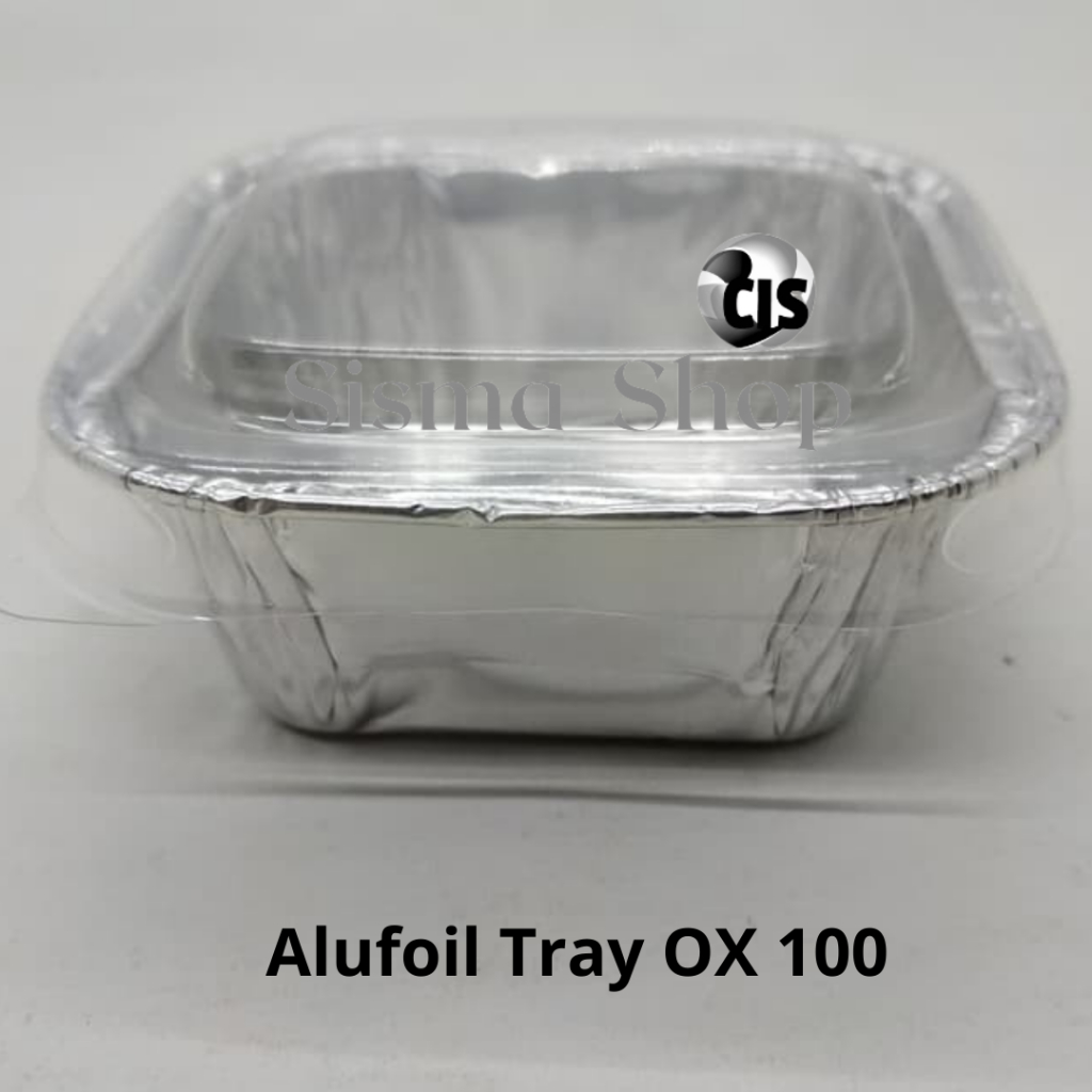 Alumunium Foil Tray OX-100 + Tutup / Aluminium Foil OX 100 Kotak