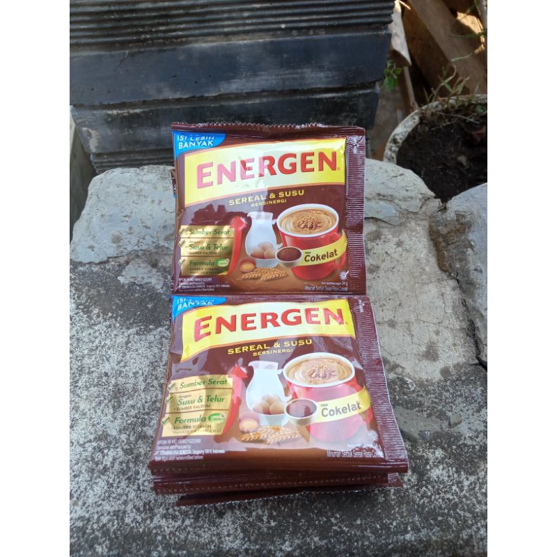 

ENERGEN SEREAL & SUDU SACHET 1 RENCENG COKLAT KACANG HIJAU