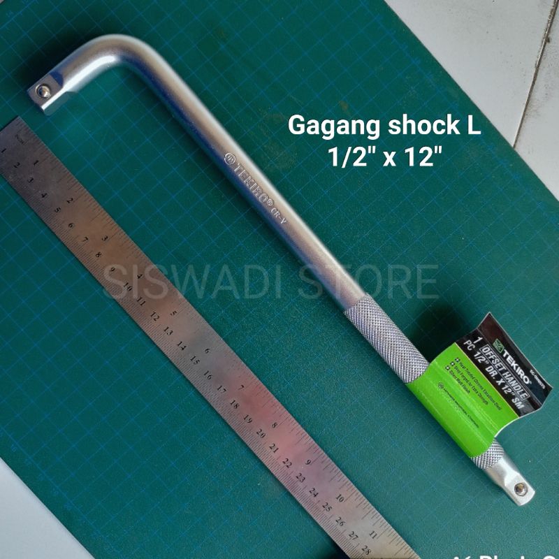 TEKIRO Handle Gagang kunci shock L 1/" x 12" original Japan berkualitas tinggi awet kuat asli alat t