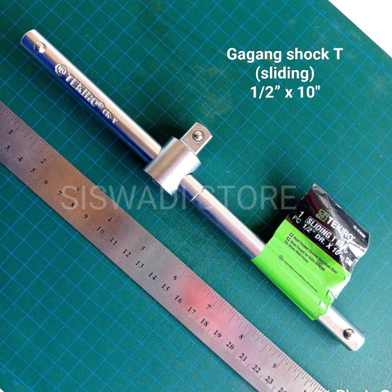 TEKIRO Handle Gagang stang sliding kunci shock T 1/2” x 10" sok original berkualitas tinggi awet kua