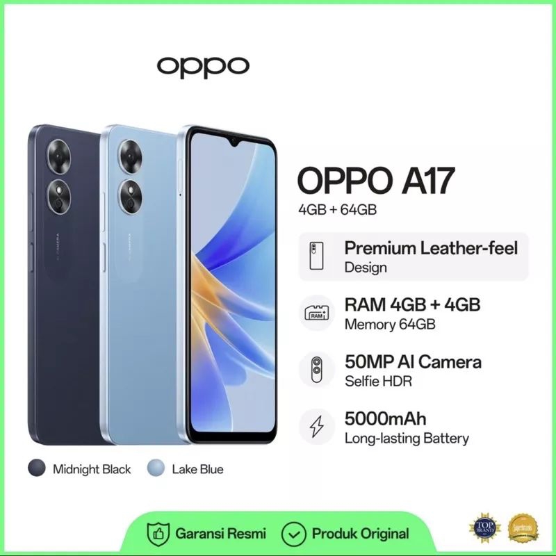 HP OPPO A17 SECOND