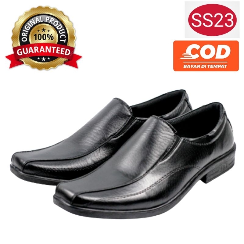 Sepatu Fantovel Pria Slop Tanpa Tali Sepatu Kerja Kantor