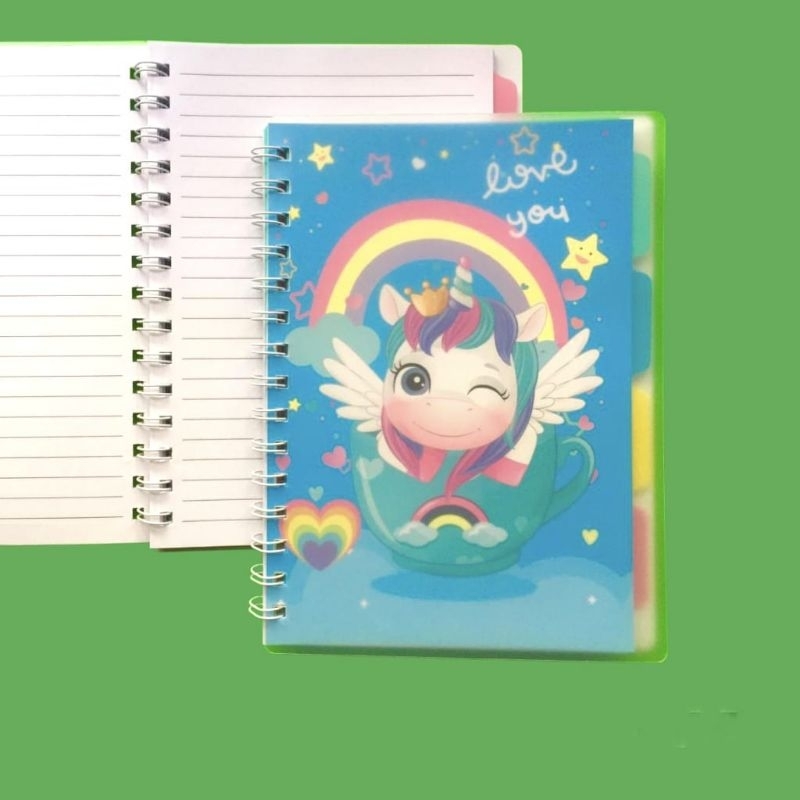 

Notebook spiral A5 index 8023