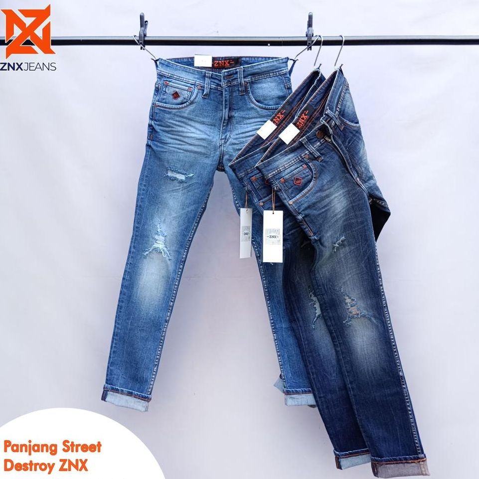 Celana Jeans Panjang Skinny Pria Jeans Stretch  // Celana Jeans Pria Kekinian // Celana Pensil Pria 