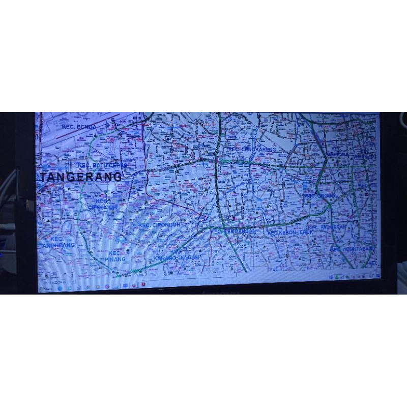 RB Peta Jabodetabek peta dinding