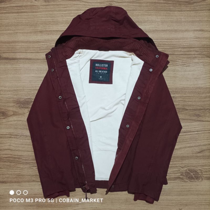 HOLLISTER California all weather jacket