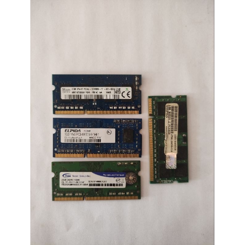 RAM SODIM 2GB & 4GB DDR3 DDR3L