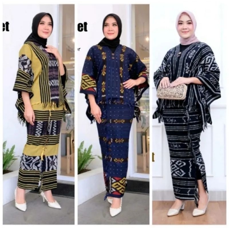 Marimar set tenun model terbaru