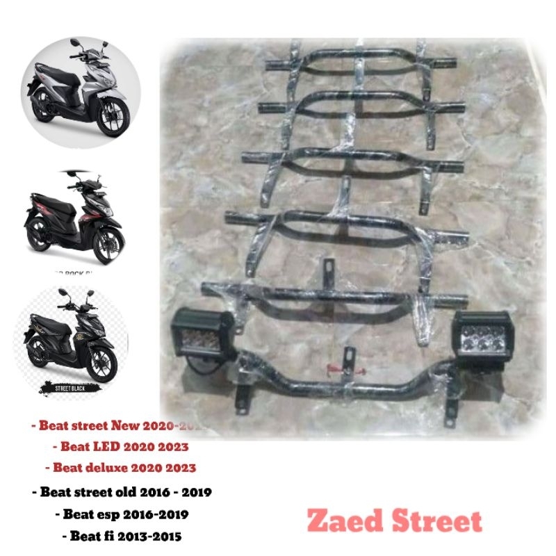 TUBULLAR Chrasbar dudukan lampu beat street