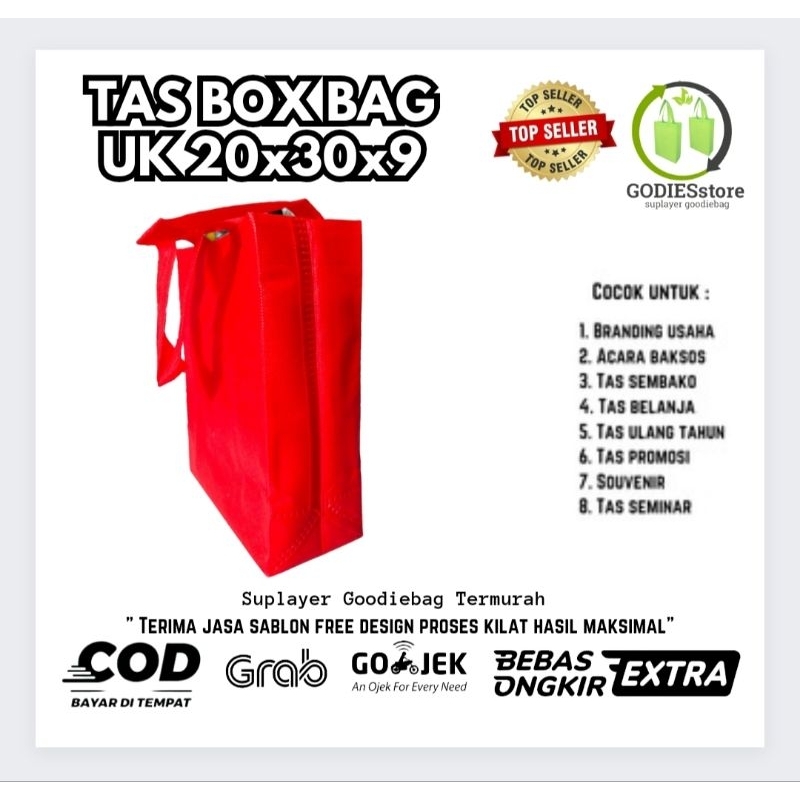 

Goodiebag tas ultah box bag uk 20x30x9 tas tenteng tas souvenir lucu kecil harga perkodi