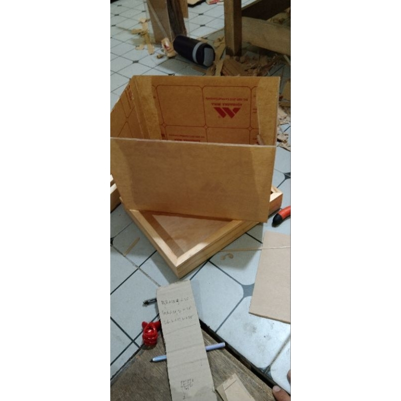 box akrilik seserahan + PACKING KAYU