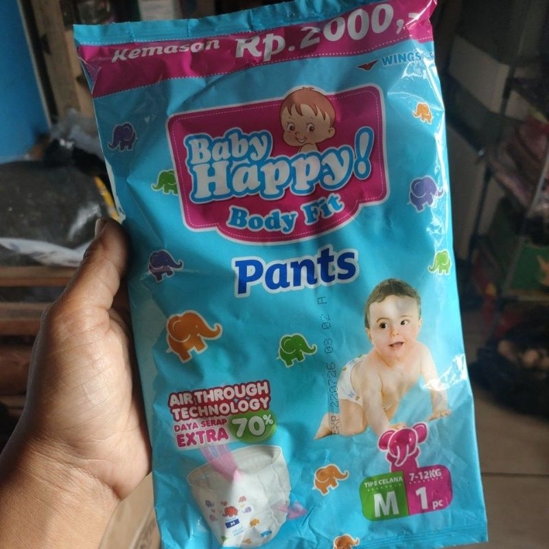 Baby happy pants renceng isi 6