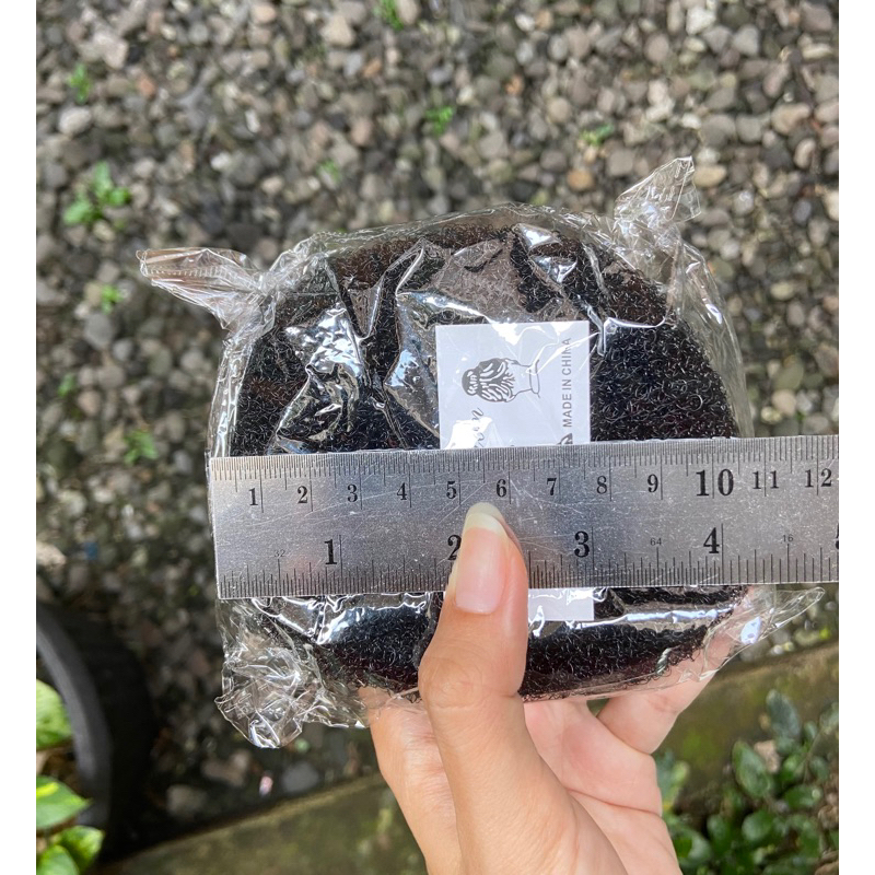 sanggul donat rambut hair bun rambut