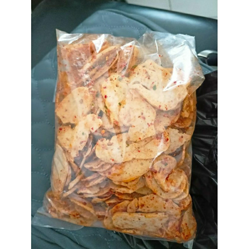 

Basreng premium pedas daun jeruk 1 kg