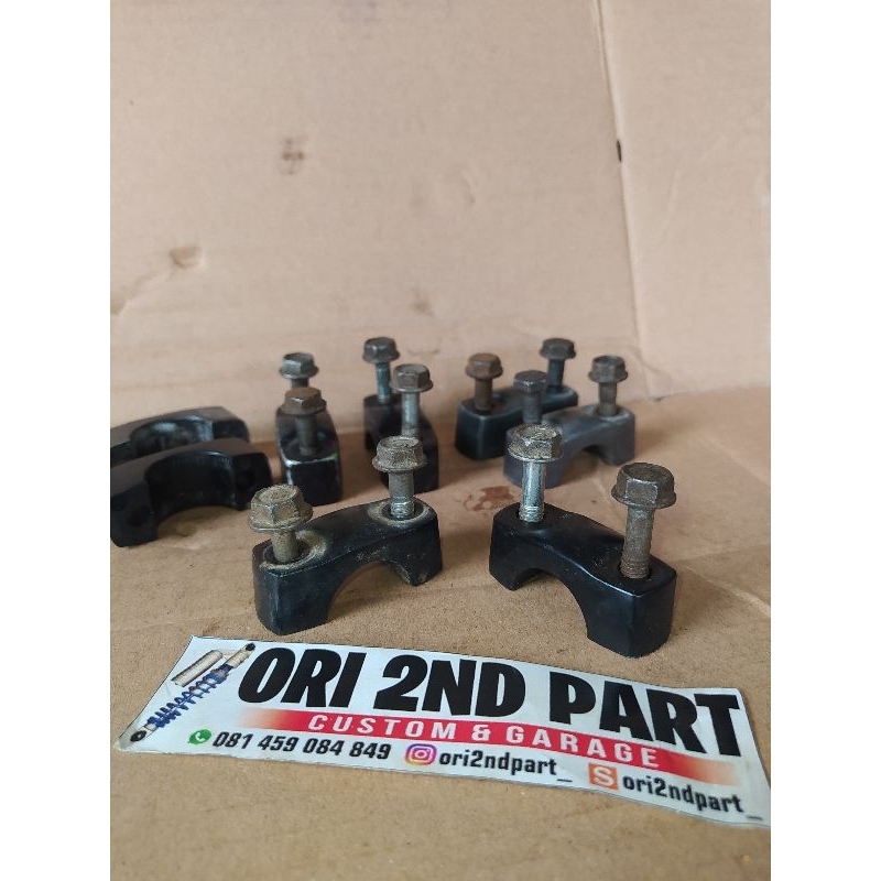 1setKLEM STIR RAISER DUDUKAN STANG TIGER REVO TIGER 2000 CB GL MP ORIGINAL