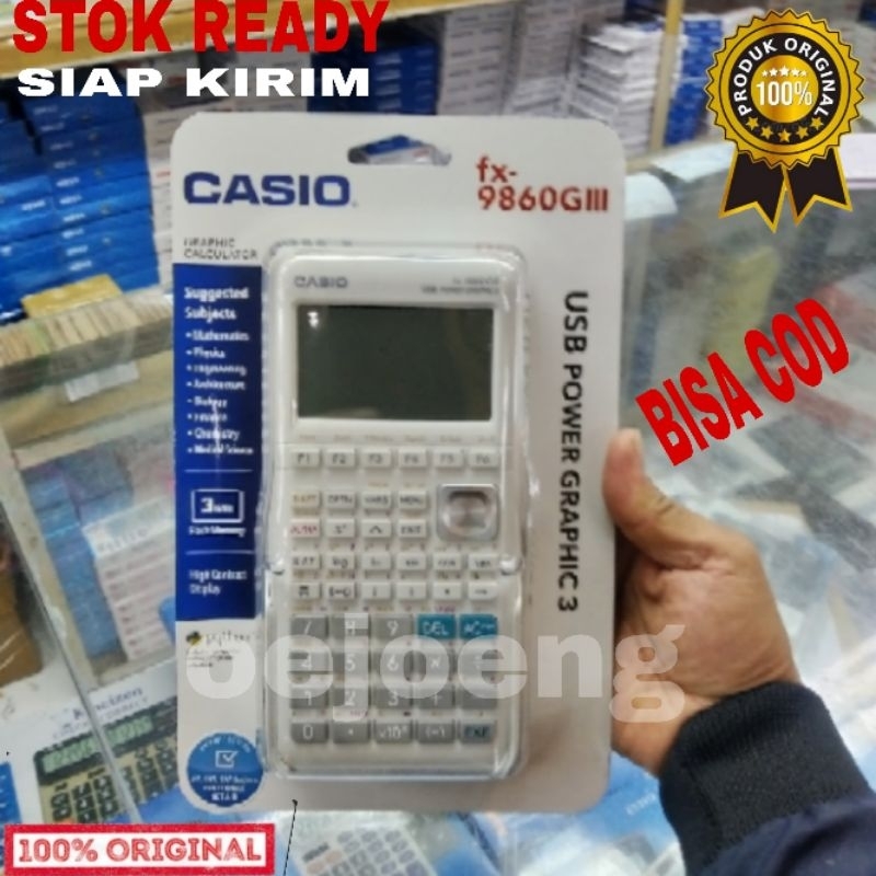 

Kalkulator Casio Graphic fx 9860GIII SD Garansi Resmi 1 thn [212]