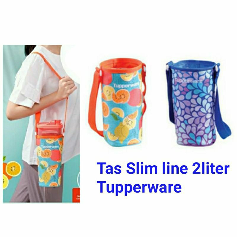 Slim line tas Tupperware / Tas untuk botol 2 liter