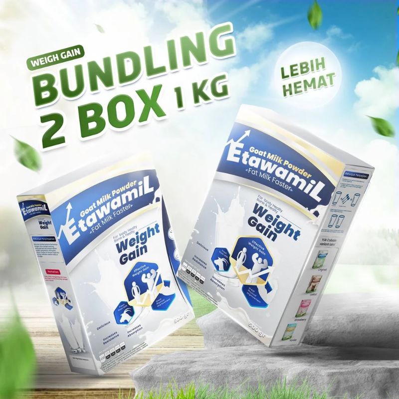 

(BUNDLING 2BOX) ETAWAMIL WEIGHT GAIN Susu gemuk nafsu makan halal BPOM