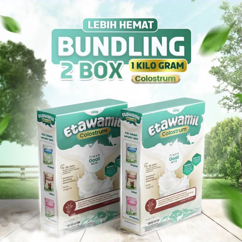 

ETAWAMIL COLOSTRUM susu kambing etawa halal BPOM