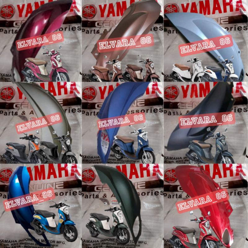 Cover body belakang kanan kiri Yamaha Fino 125 Fino Premium 125 Fino Grande Original BJ8