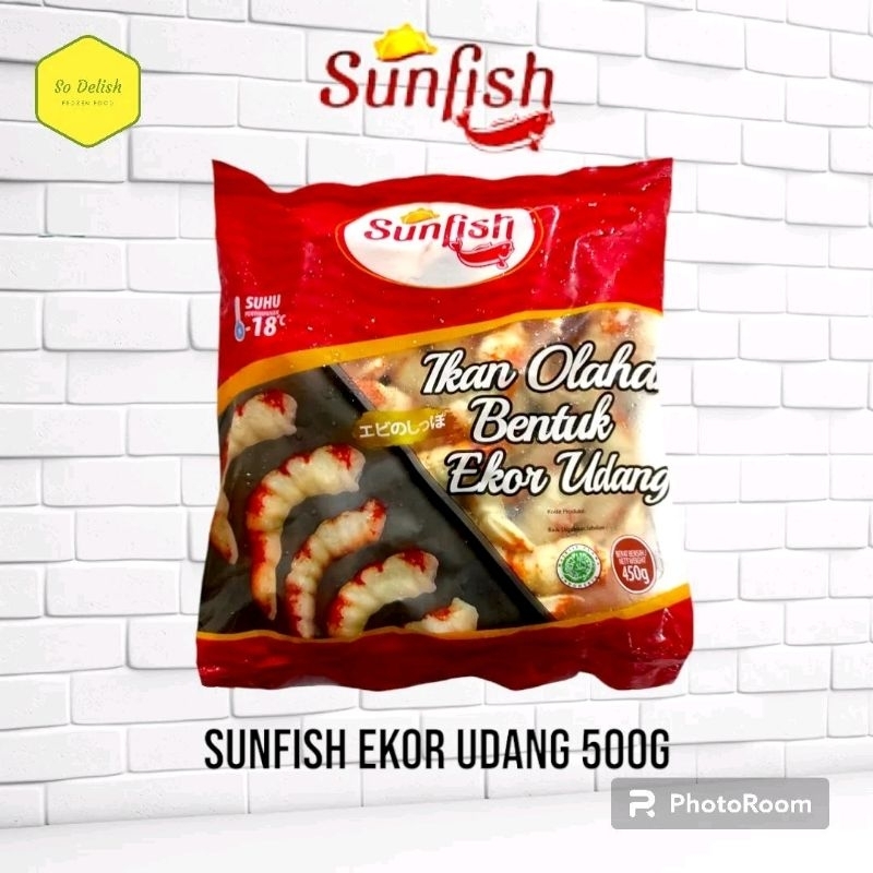 

sunfish olahan ikan bentuk ekor udang 500g