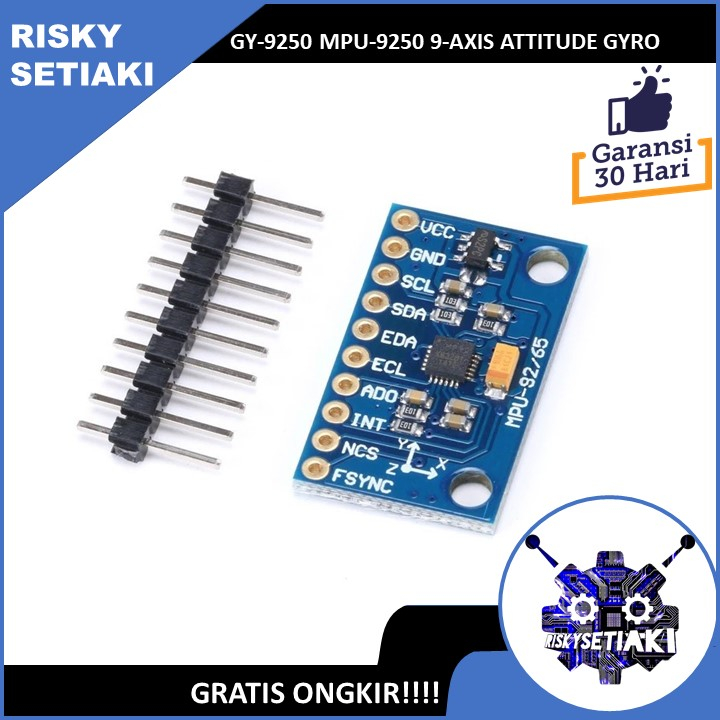 GY-9250 MPU-9250 9-AXIS ATTITUDE GYRO ACCELERATOR MAGNETOMETER SENSOR