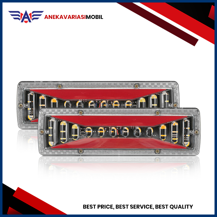 Lampu Rem Truk Lampu Belakang Truk Stoplamp 12Y Voltase 12/24 Volt Lampu Variasi Truk