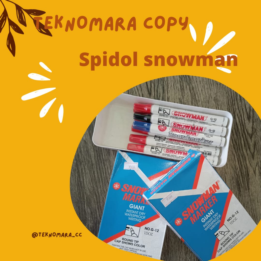 

Spidol Snowman Maker G12 /G-12 Satuan