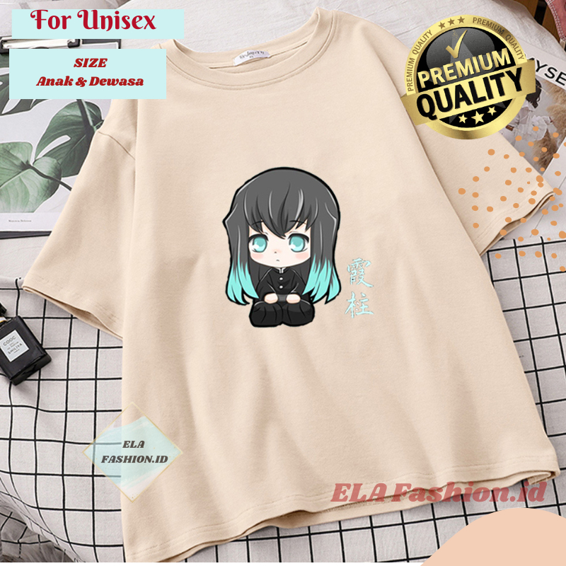 Kaos Chibi Muichiro Tokito Hashira Kimetsu No Yaiba T shirt