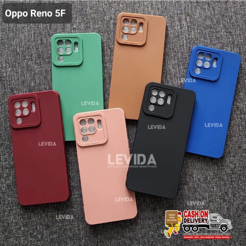OPPO RENO 5F CASE MACARON SOFTCASE PRO CAMERA MACARON