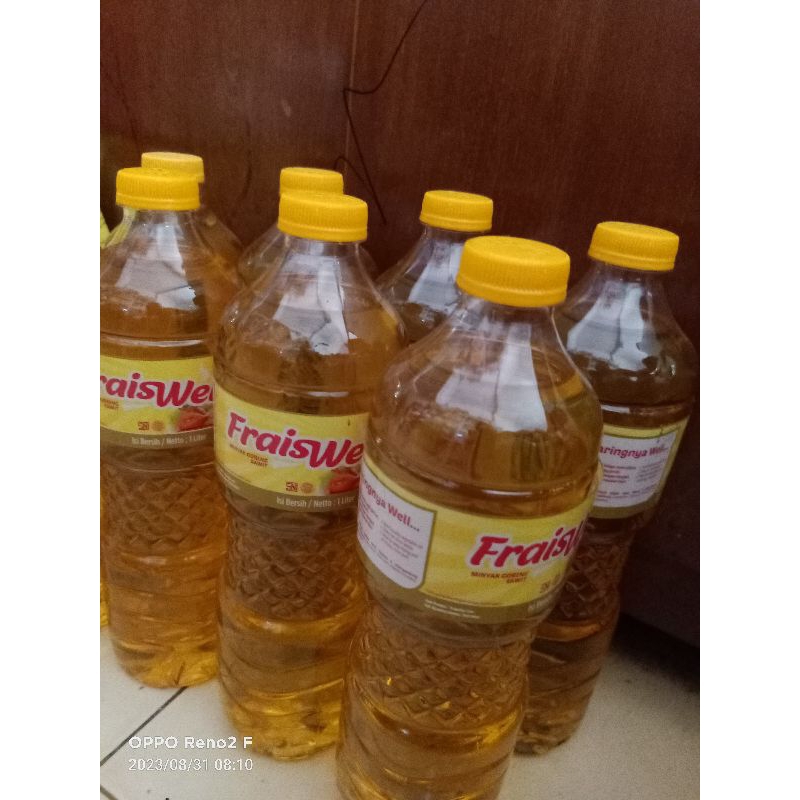 

minyak goreng Fraiswell botol 1liter 1lt