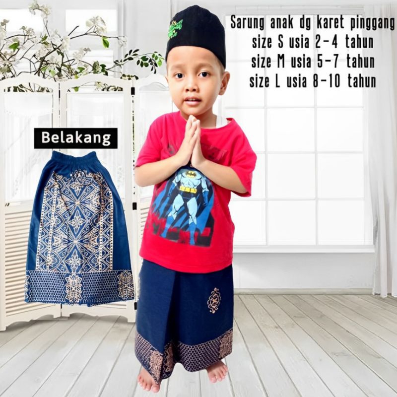 SARUNG ANAK INSTAN SARUNG MODEL ROK UNTUK ANAK