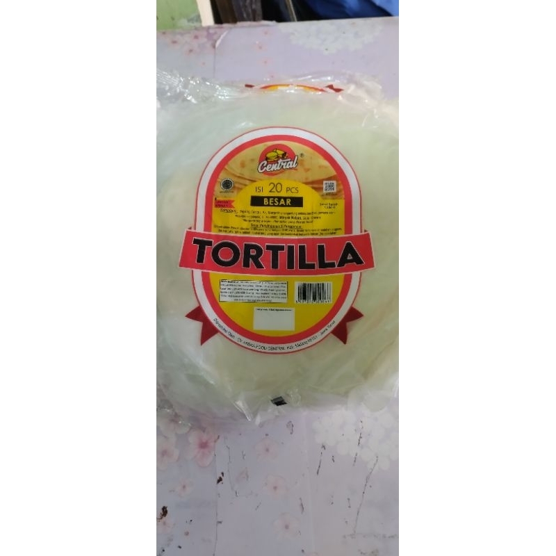 

Tortila central ukuran besar 24cm