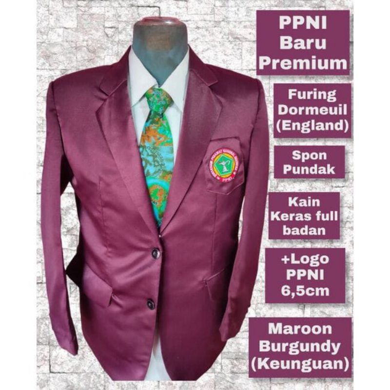 Jas PPNI Wanita & Pria Baru Premium