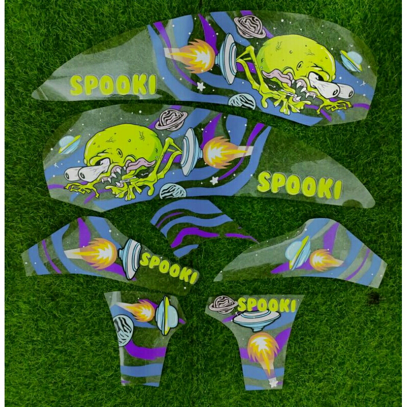 STRIPING STICKER SCOPY 2021/2022 TRANSPARAN TERBARU