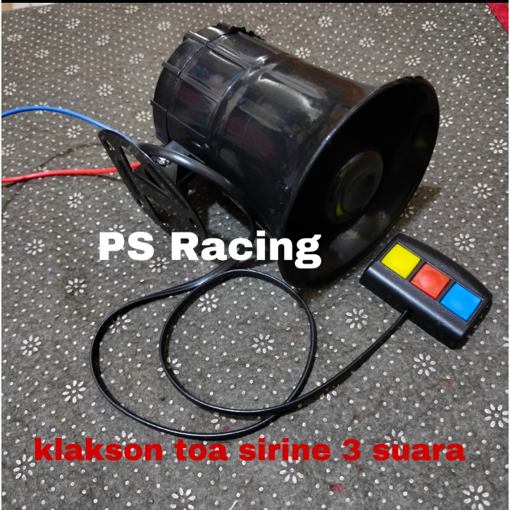 ORIGINAL KLAKSON TOA 3 SUARA 3 TOMBOL | KLAKSON MOTOR UNIVERSAL | KLAKSON TOA 3 TOMBOL