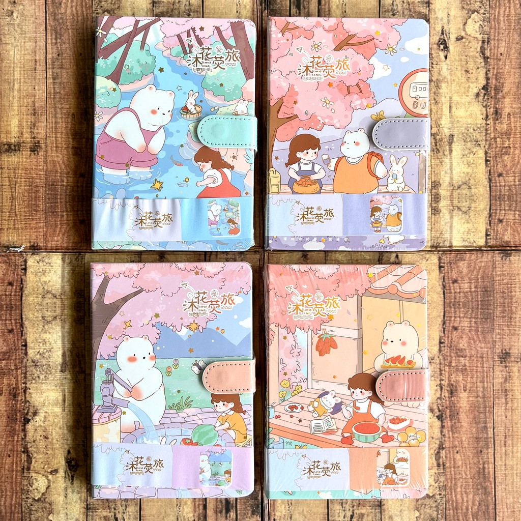 

Diary Magnet Hard Cover HL-32 - Buku cute motif - Notepad Flower Travel-3042 Sweet Food-3057 Sweet Cake-3058