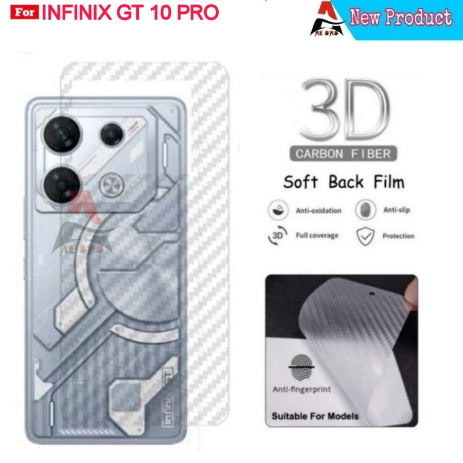 Garskin Infinix GT 10 Pro Screen Protector Skin Carbon