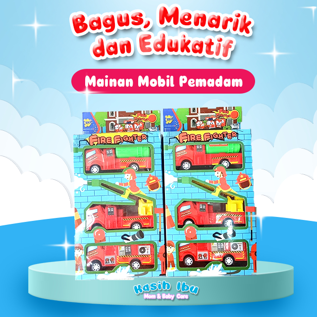 Mainan Mobil Pemadam Kebakaran Mobil Fire Fighter Mainan Truk Pemadam Kebakaran