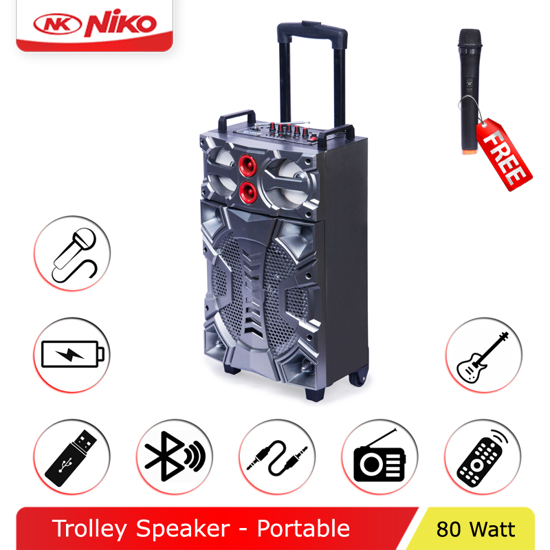 Wooden Trolley Speaker Niko WT 8B