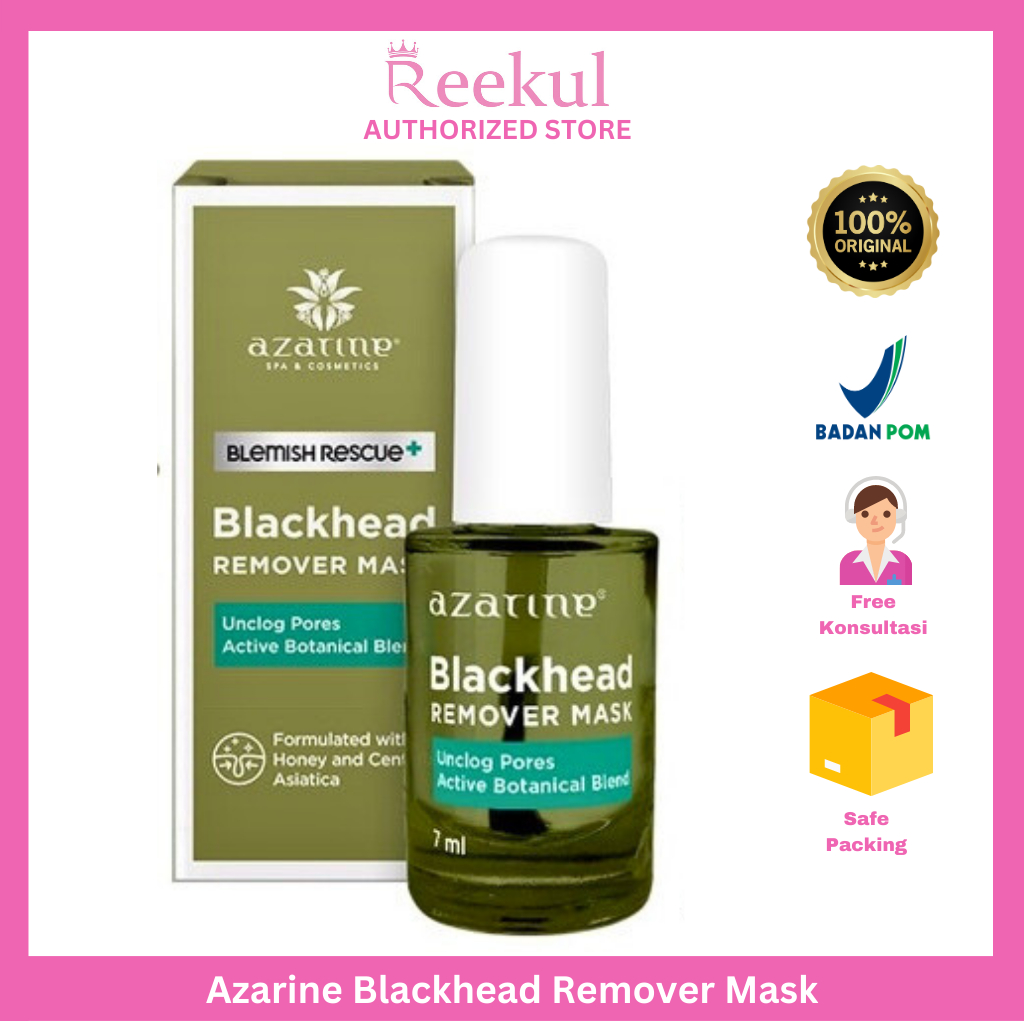 Azarine Blackhead Remover Mask 7ML - MENGANGKAT KOMEDO