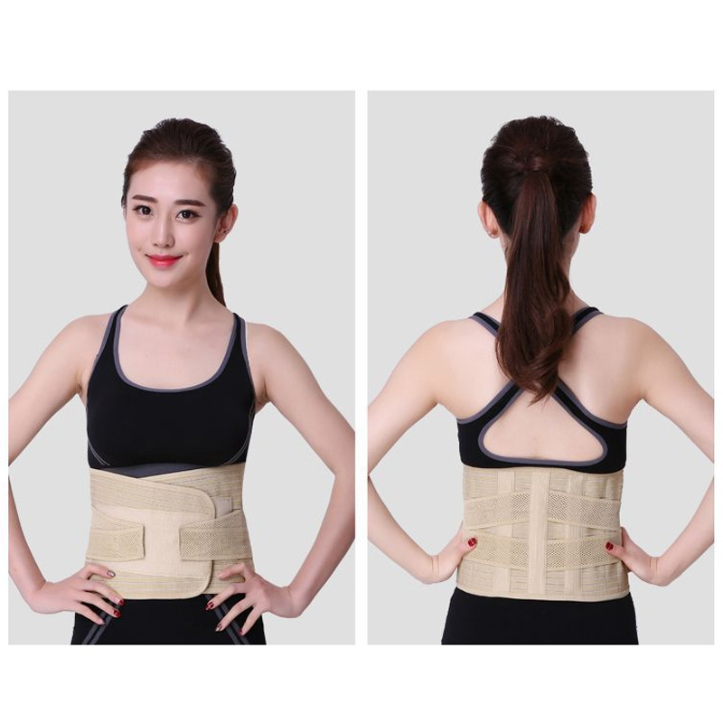 Pinkponds M-2XL Korset Nyeri Lumbal / Korset Lumbal Penopang Tulang Belakang Korset Kesehatan Plat