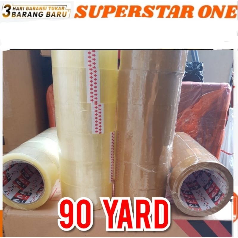 

lakban bening / lakban coklat 45mm 90yard