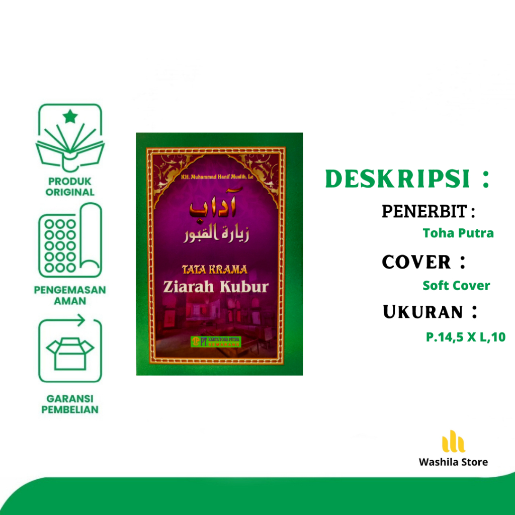 Buku Tata Cara dan Risalah Adab Ziarah Kubur Plus Yasin Tahlil