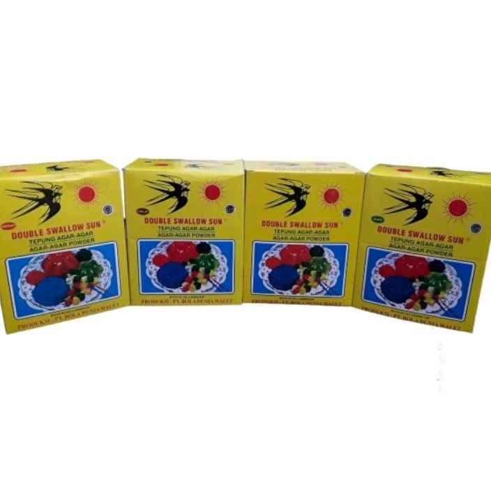 

1 bks Agar Double Swallow Sun 7 gram