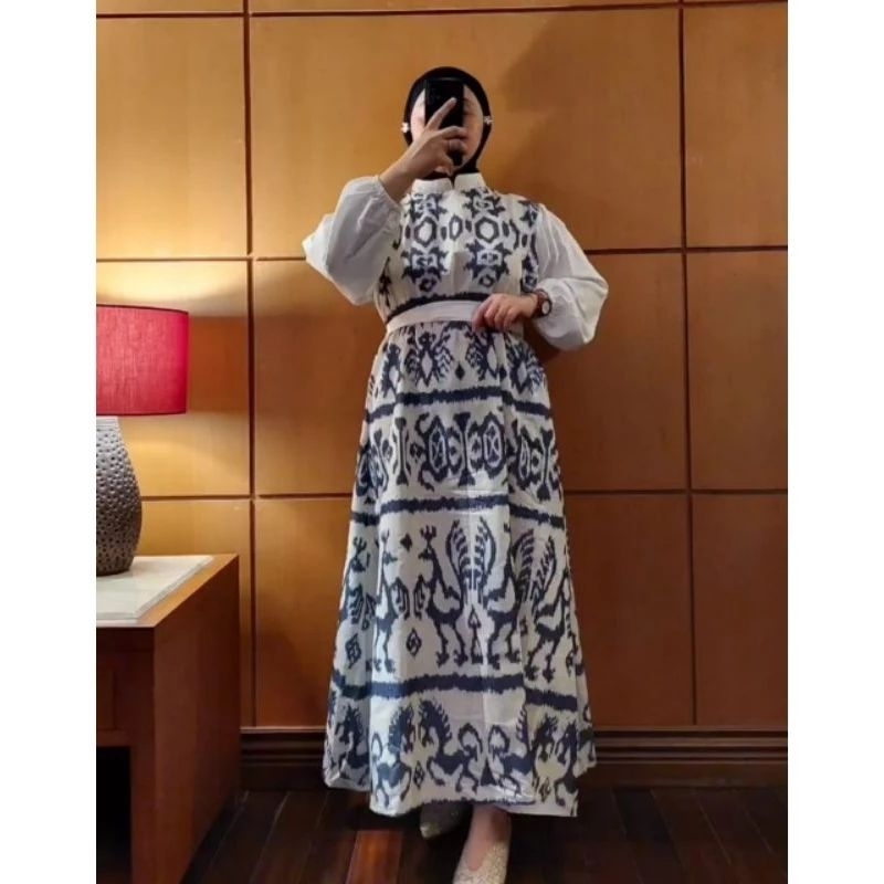 BAJU TENUN COUPLE NTT-BAJU TENUN KONDANGAN-GAMIS TENUN